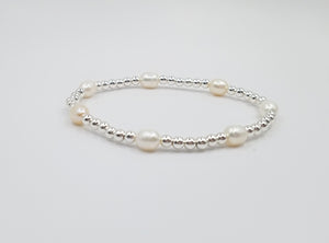 3MM Bead Bracelet - Freshwater pearl