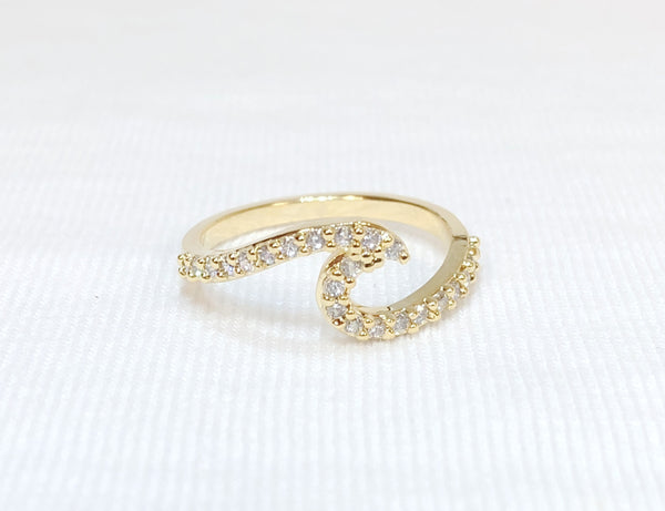 Stone Wave Ring
