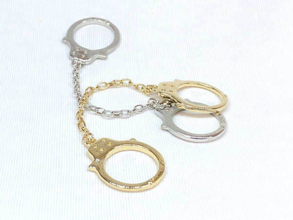 Handcuff Two Finger Ring