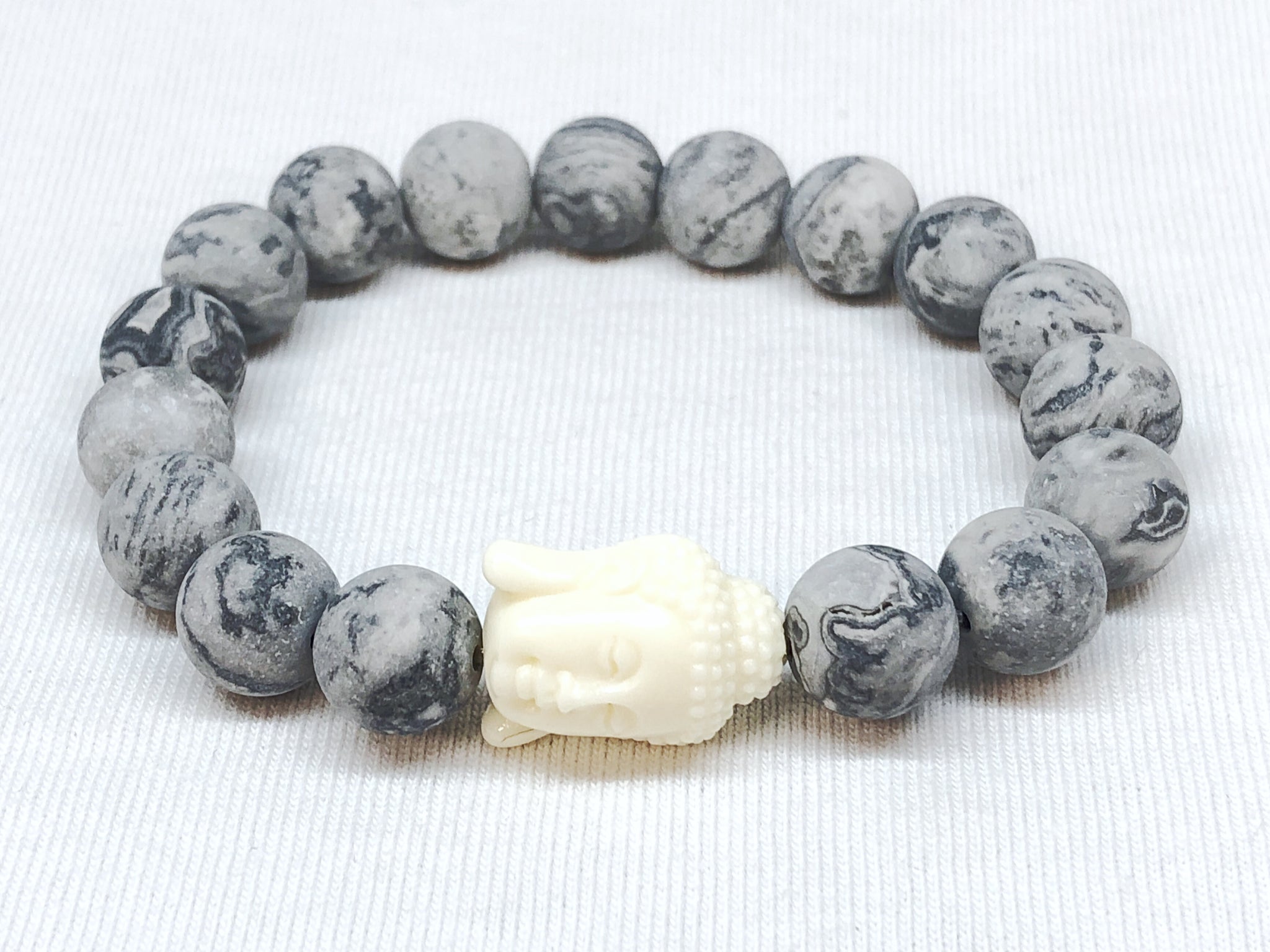 10MM Gemstone Bracelet - Buddha